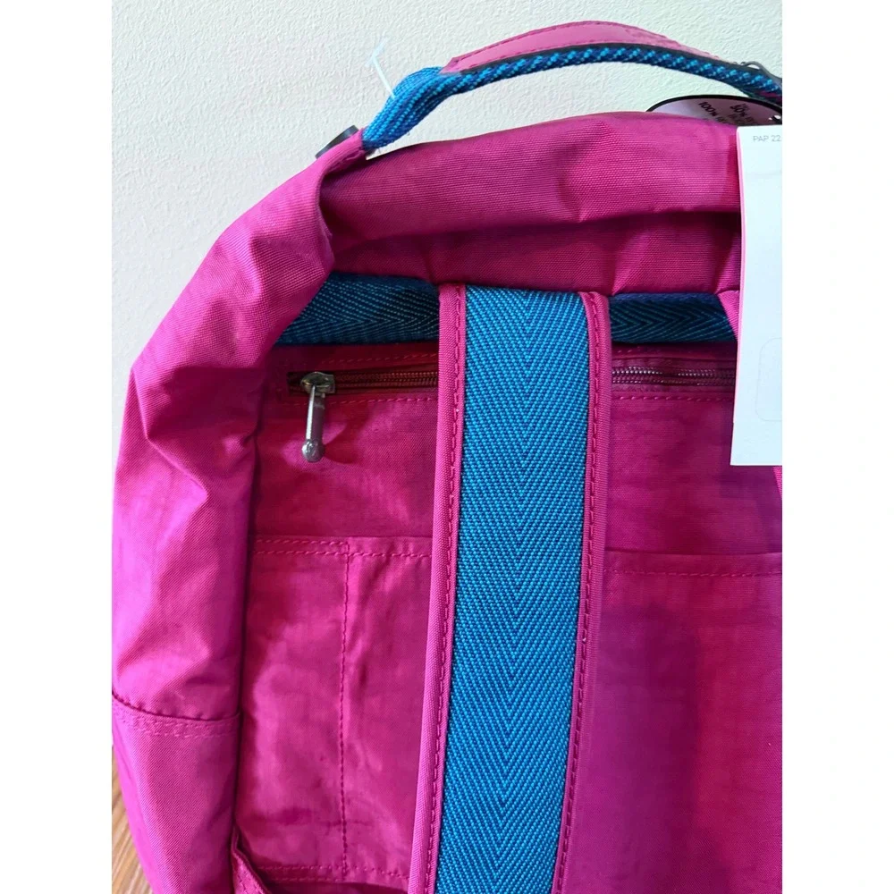 Kipling Micah Laptop Backpack Purple Fig WB KI9184 Recycled Lining NWT